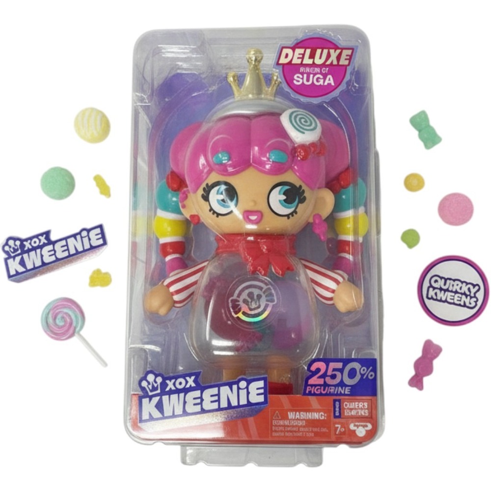 XOX Kweenie Deluxe Kween of Suga 250% Figurine 11" Quirky Kweens Moose Toys